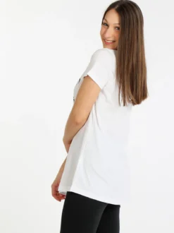 Coveri Moving T-shirt manica corta donna in cotone con scritta