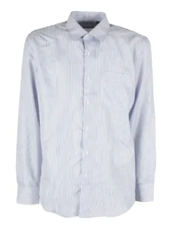 Coveri Viale Morin Camicia da uomo a maniche lunghe con stampa a righe