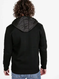Coveri Viale Morin Giubbino da uomo con cappuccio e zip e dettagli in maglia