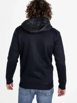 Coveri Viale Morin Giubbino da uomo con cappuccio e zip e dettagli in maglia