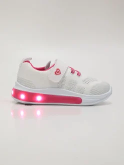 Cox Sneakers da bambina in tessuto con luci