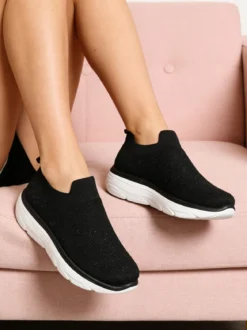 Cox Sneakers donna slip on con strass