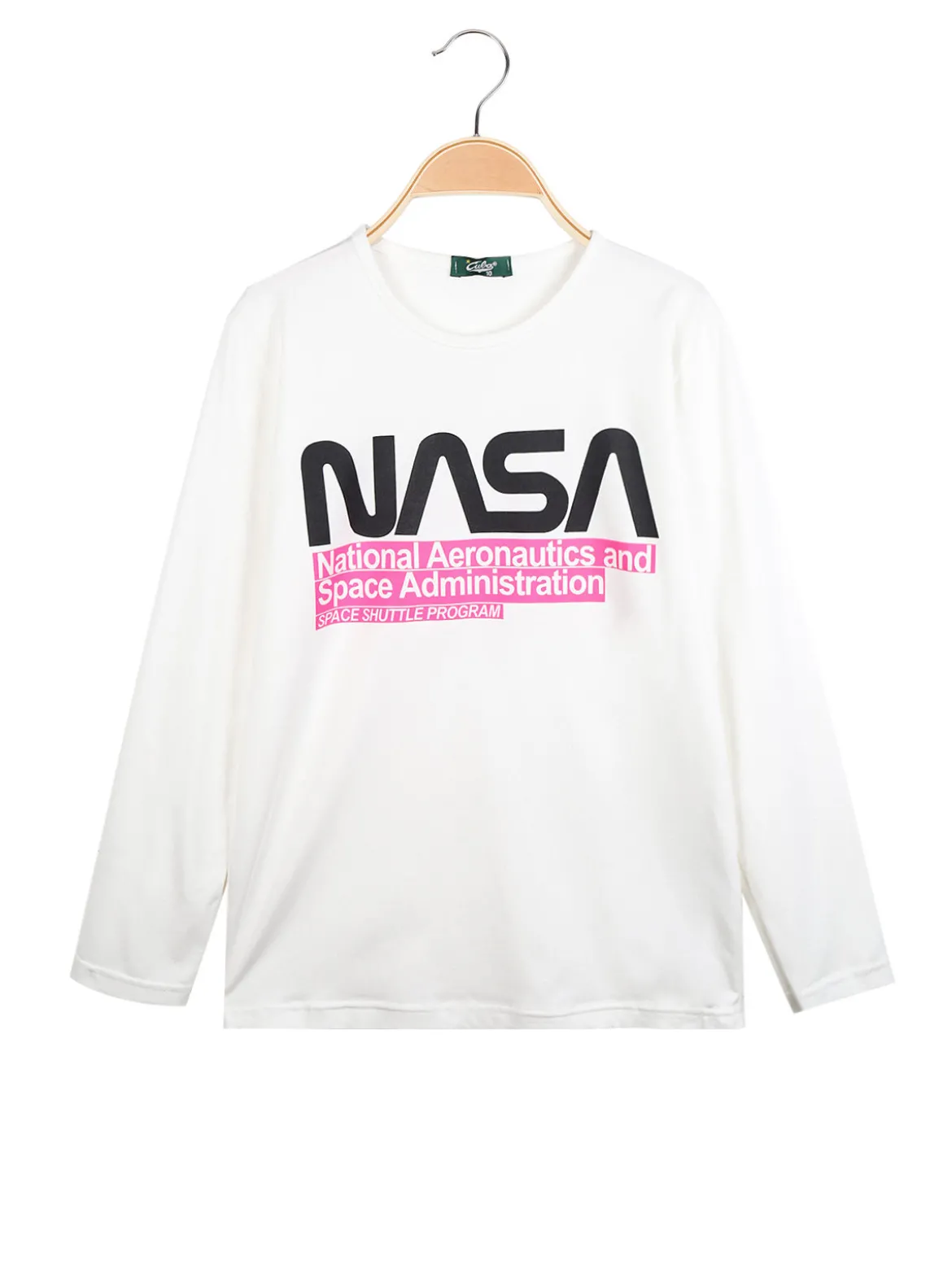 Cuba10 T-shirt da ragazza a maniche lunghe con scritta