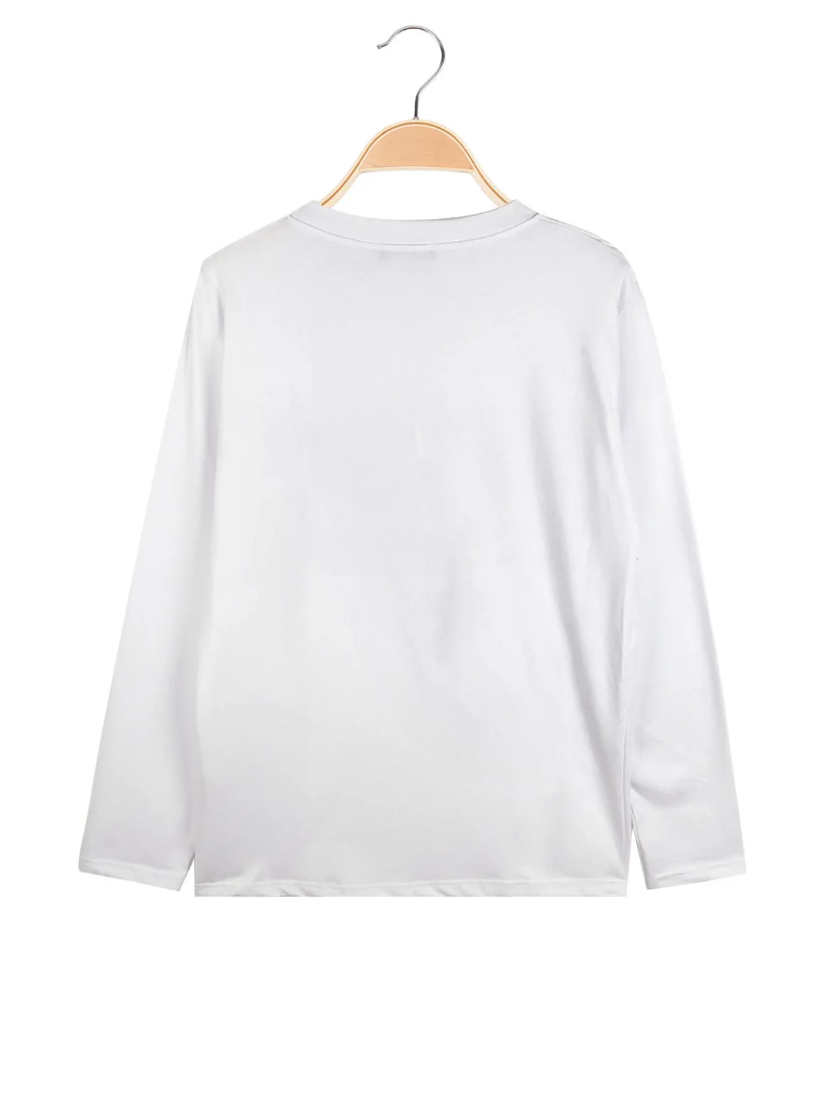 Cuba10 T-shirt da ragazza a maniche lunghe con scritta