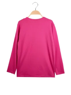 Cuba10 T-shirt da ragazza a maniche lunghe con scritta