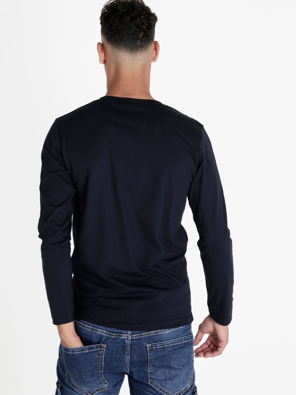 Cuba10 T-shirt uomo a maniche lunghe con stampa