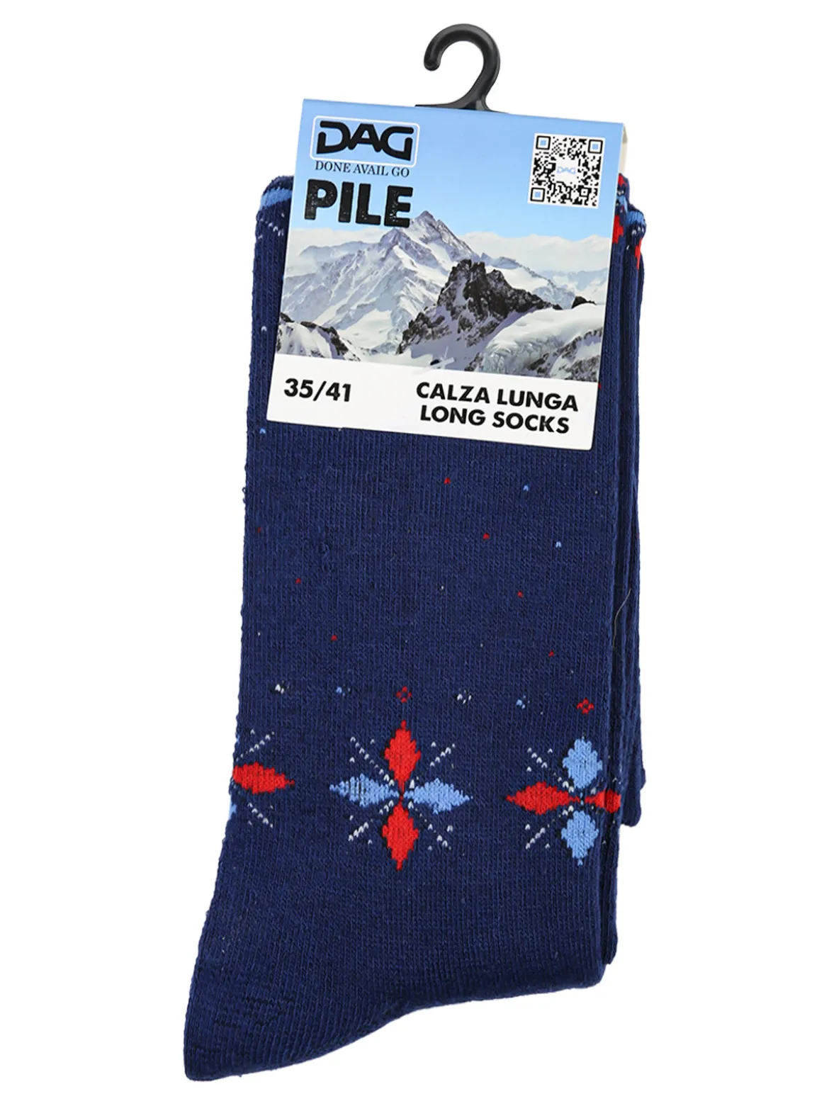 Dag Calze lunghe da donna in pile - blu