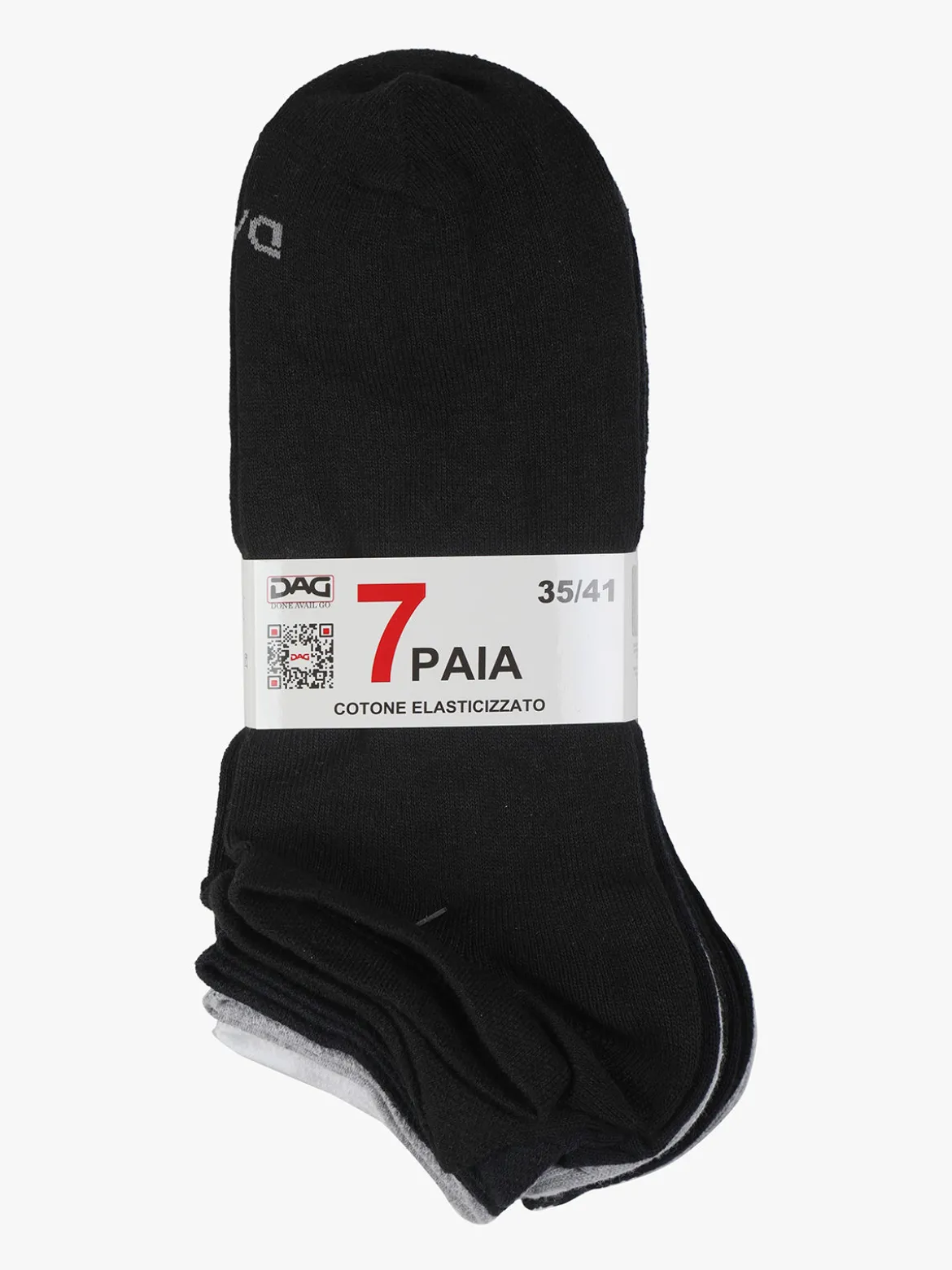 Dag Set di 7 paia di calze da donna