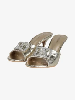 Dame Rose Ciabatte donna con tacco e strass