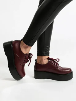 Dame Rose Francesine stringate con platform