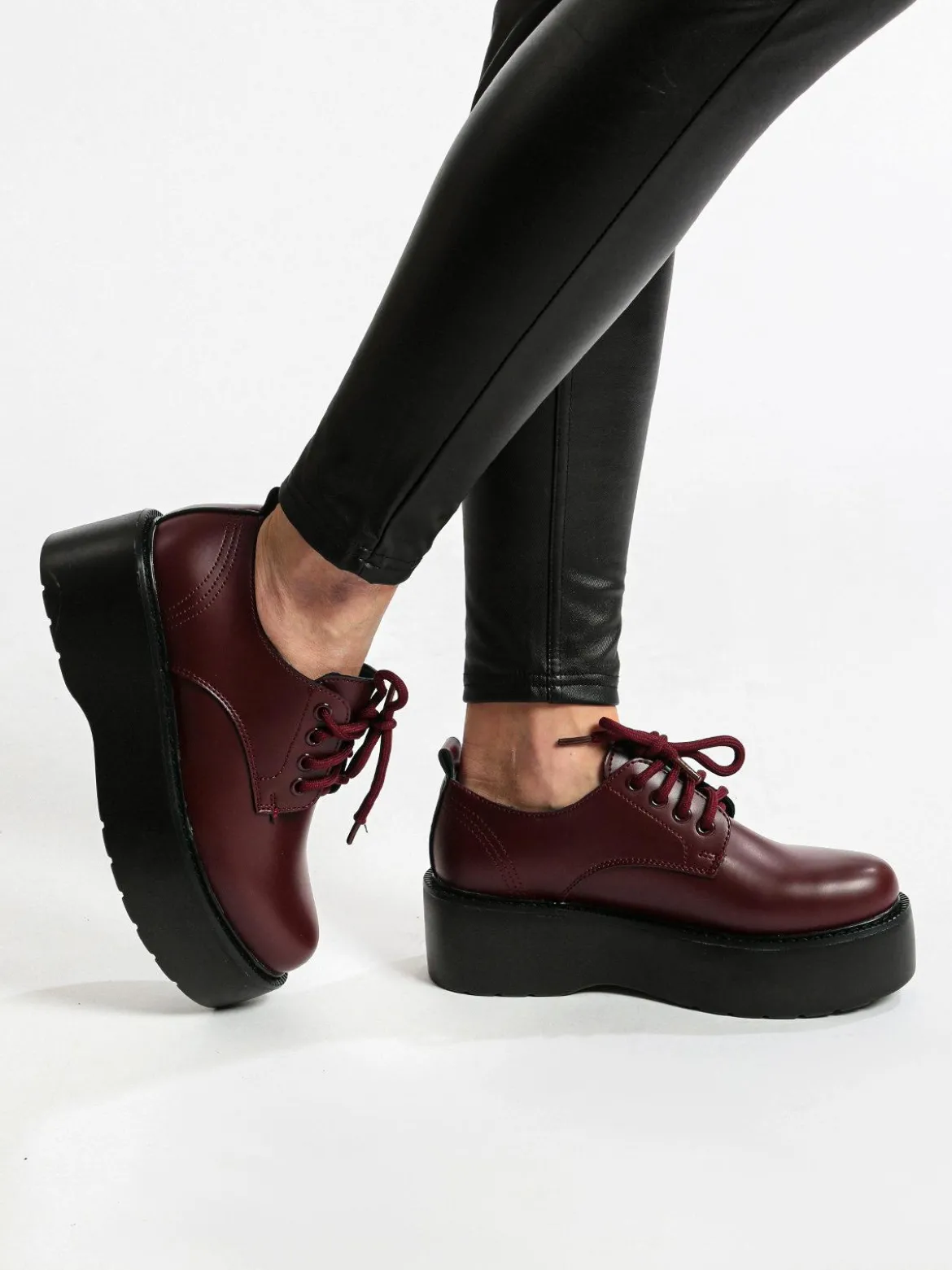 Dame Rose Francesine stringate con platform