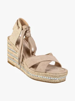 Dame Rose Sandali donna con zeppa con allacciatura alla schiava