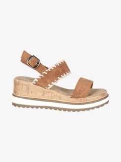 Dame Rose Sandali donna con zeppa e plateau