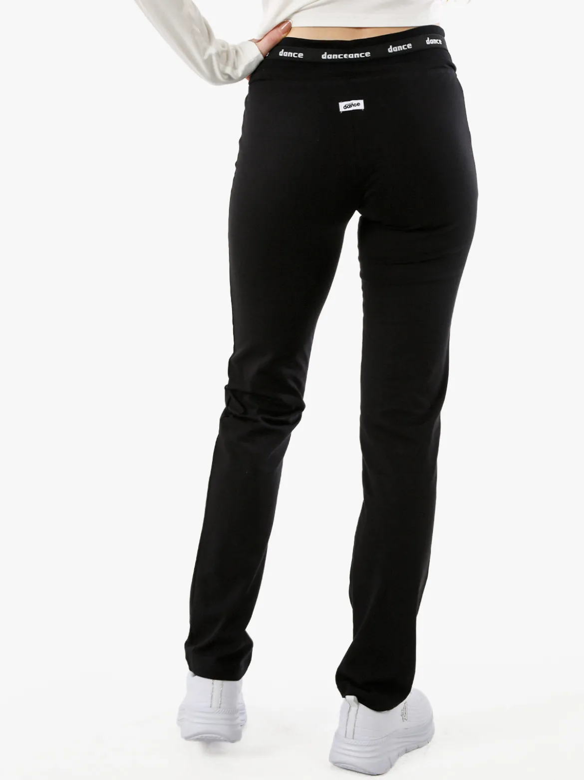 Dance Pantaloni sportivi da donna con coulisse in vita - nero