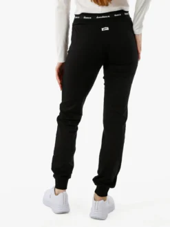 Dance Pantaloni sportivi da donna con polsini e coulisse in vita - nero