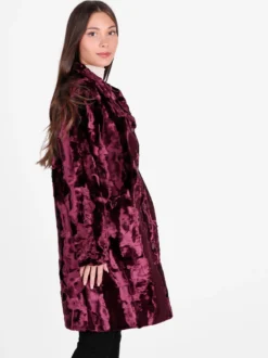 Daystar Cappotto lungo da donna in pelliccia sintetica