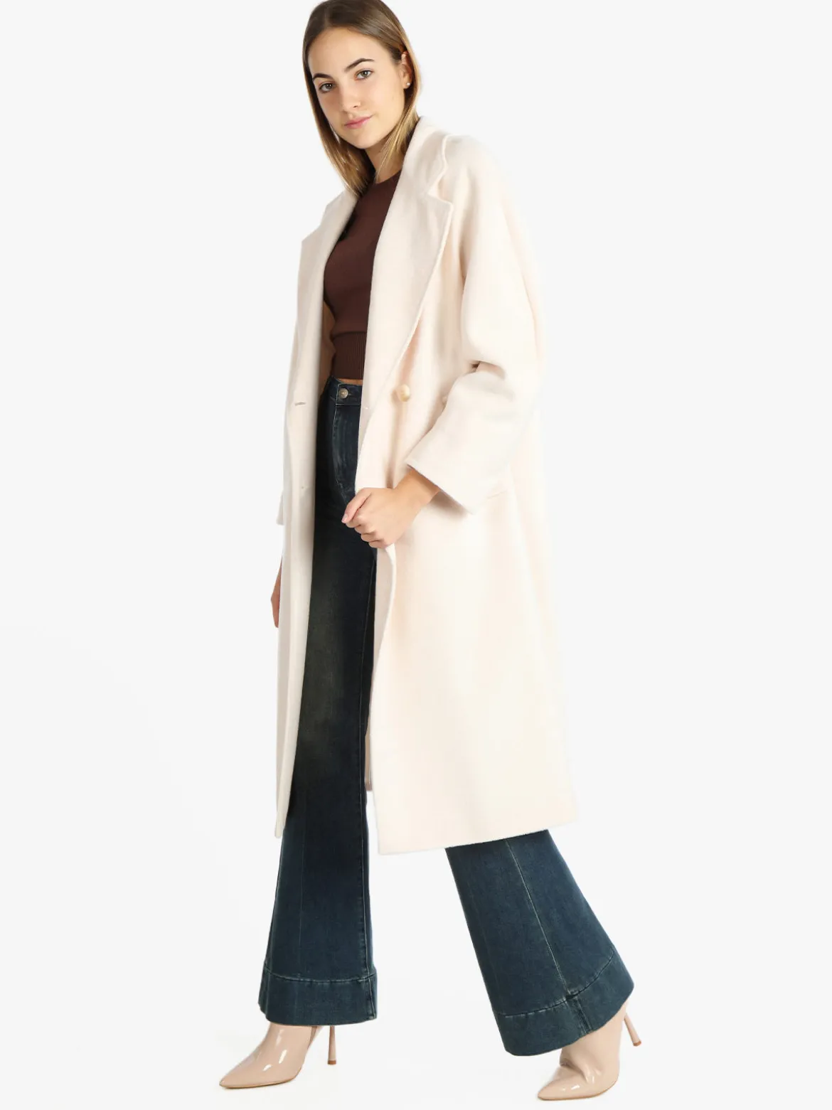 Daystar Cappotto lungo doppiopetto donna