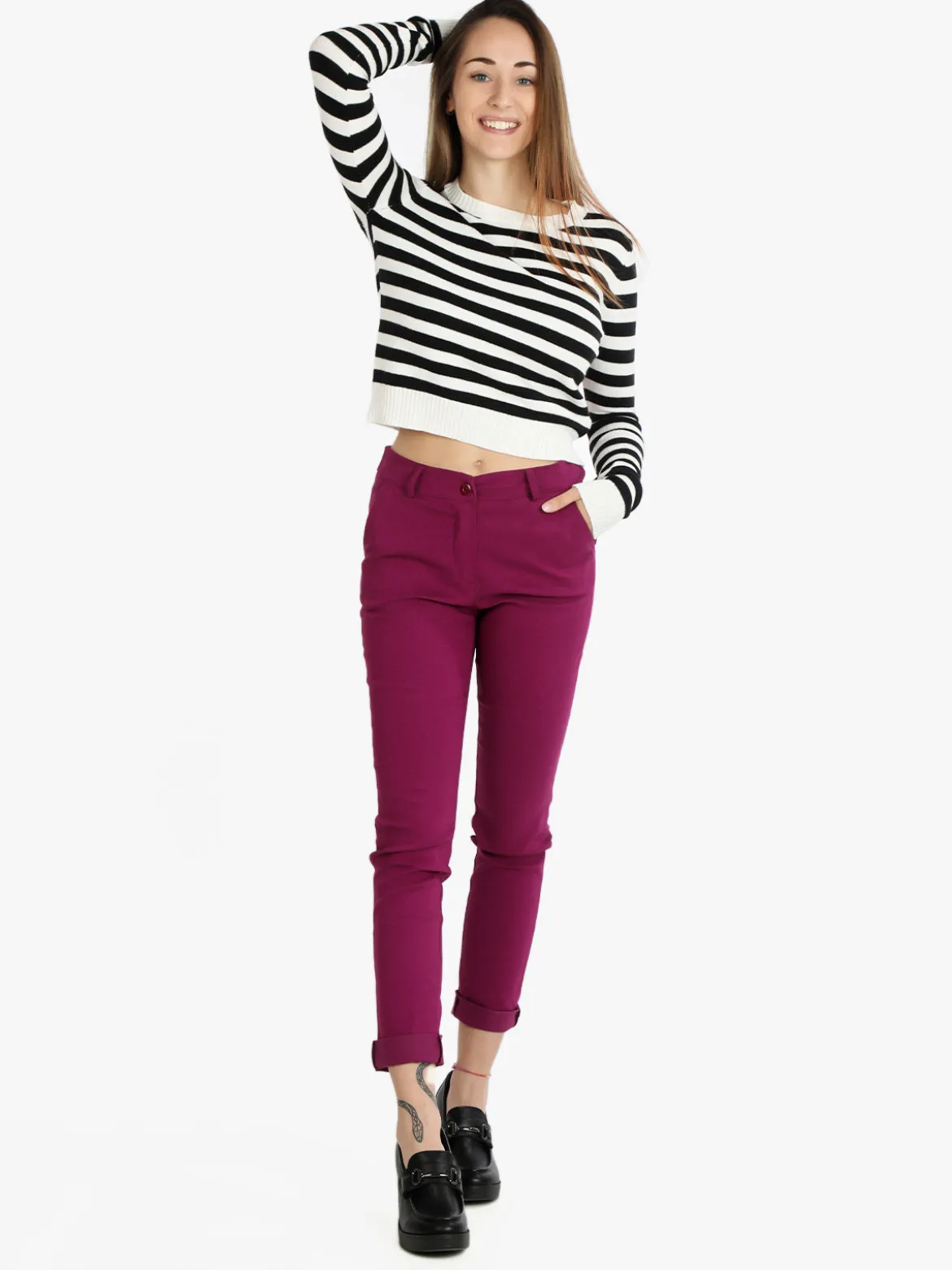 Daystar Pantaloni classici donna elasticizzati