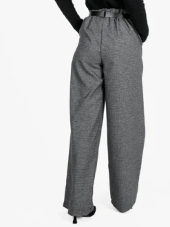 Daystar Pantaloni donna quadrettati a gamba larga