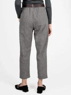 Daystar Pantaloni scozzesi da donna con cintura