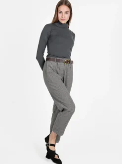 Daystar Pantaloni scozzesi da donna con cintura