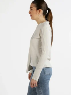 Daystar T-shirt donna a maniche lunghe con taschino