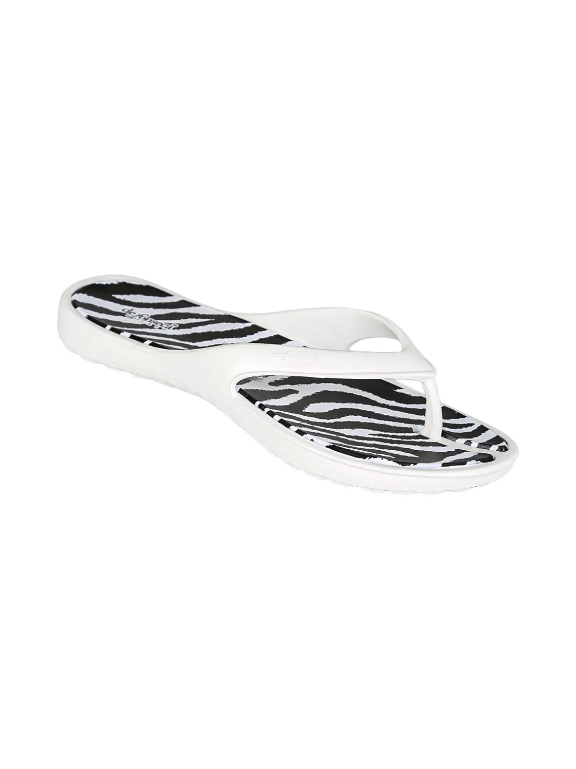 De Fonseca Infradito donna da mare in gomma animalier