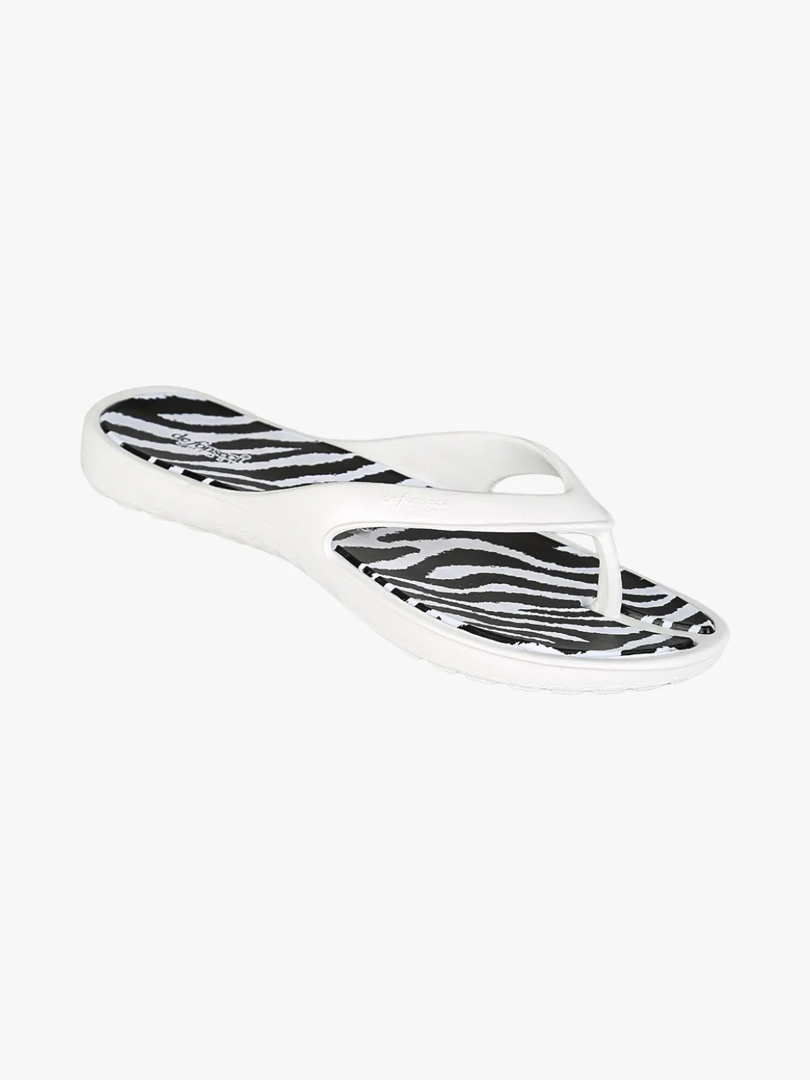 De Fonseca Infradito donna da mare in gomma animalier