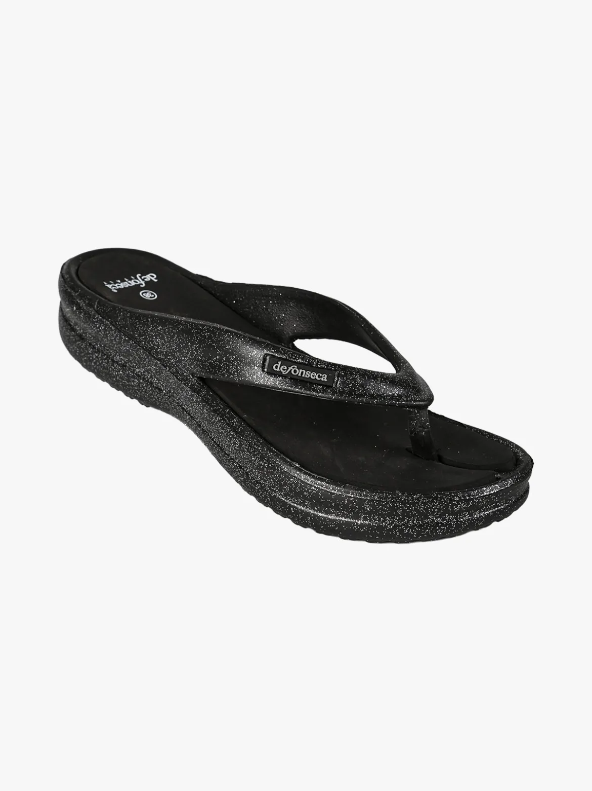 De Fonseca Infradito donna glitter con zeppa