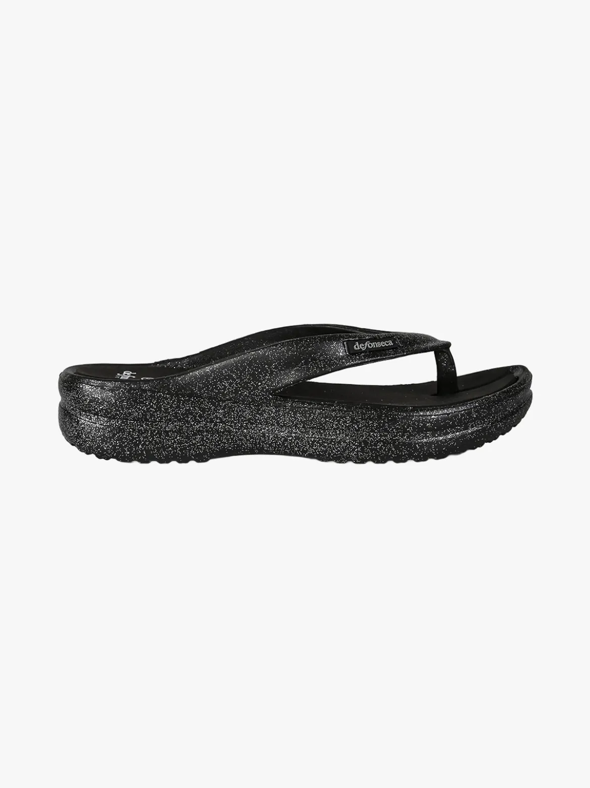 De Fonseca Infradito donna glitter con zeppa