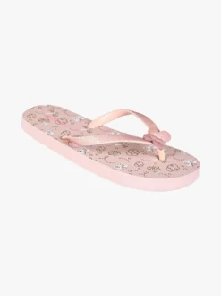 De Fonseca Infradito mare da bambina in gomma con glitter - rosa