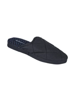 De Fonseca Pantofole da uomo in tessuto - blu scuro