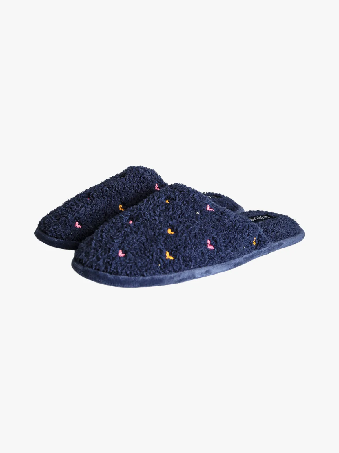 De Fonseca Pantofole donna cuori in tessuto - blu scuro