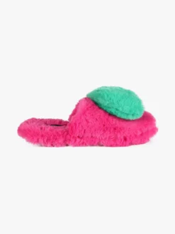 De Fonseca Pantofole donna in ecopelo con cuore applicato