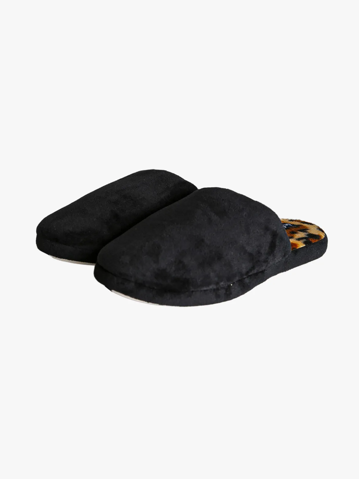 De Fonseca Pantofole donna invernali animalier - nero