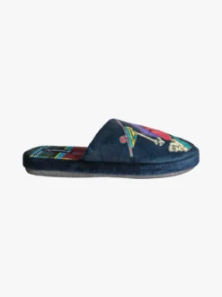 De Fonseca Pantofole donna invernali con stampe - blu scuro
