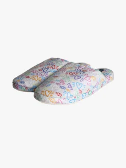 De Fonseca Pantofole donna invernali cuori - grigio