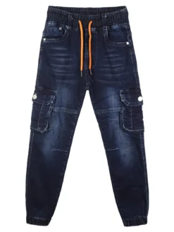 Denim & Jeans Jeans cargo da bambino con tasconi