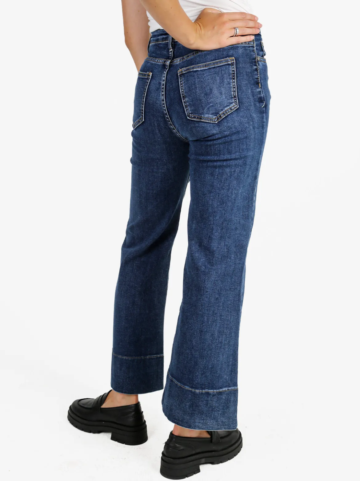 3 Desy Jeans donna cropped con finale ampio