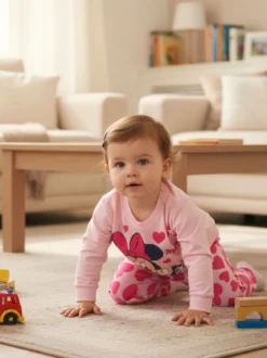 Disney Baby Minnie pigiama da neonata in cotone - rosa