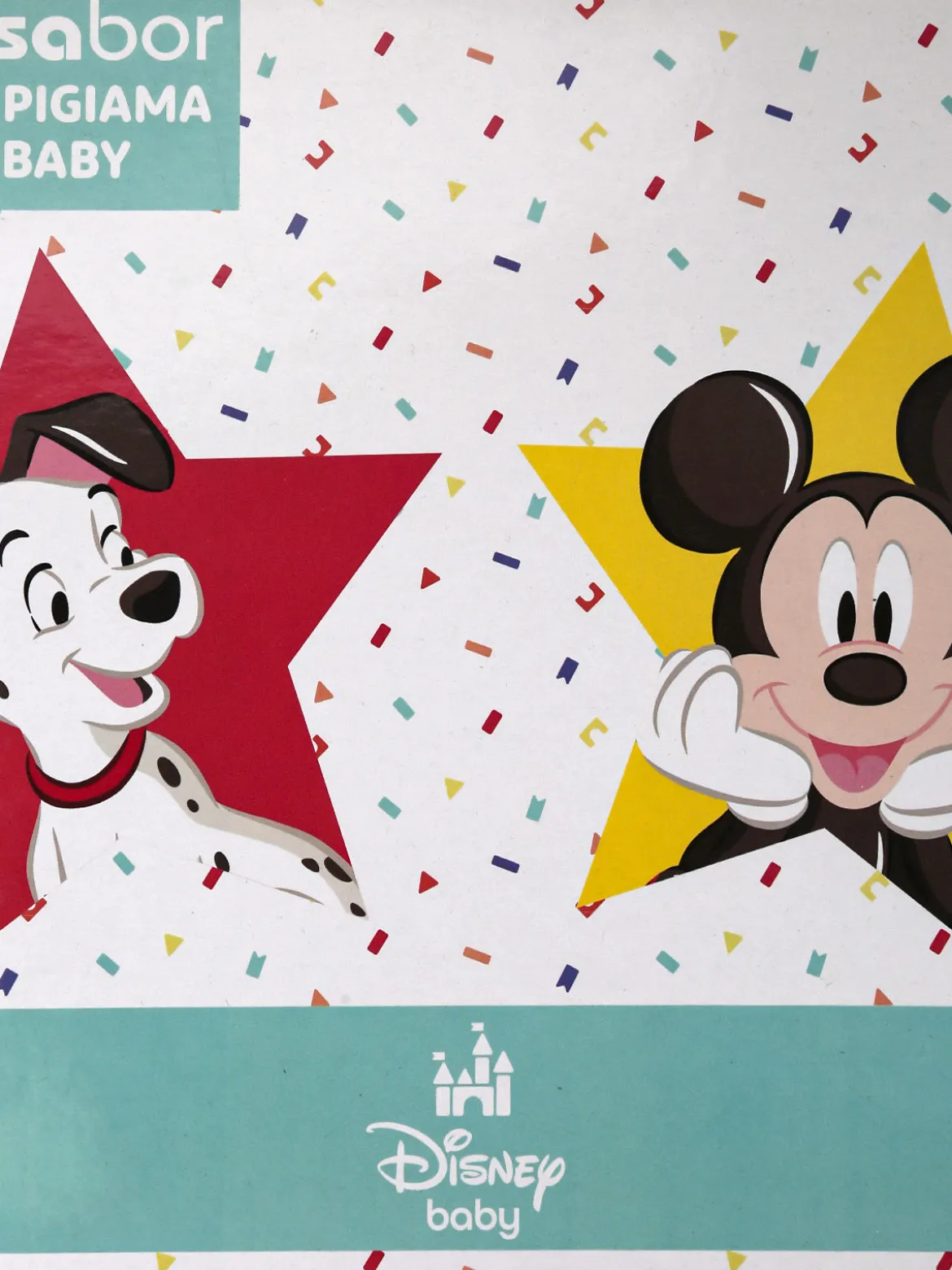 Disney Baby Pigiama da neonato a maniche lunghe in cotone interlock