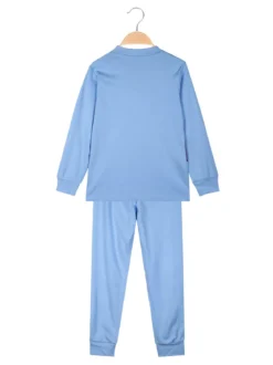Disney Lilo & Stitch Pigiama lungo da bambino in cotone interlock - azzurro