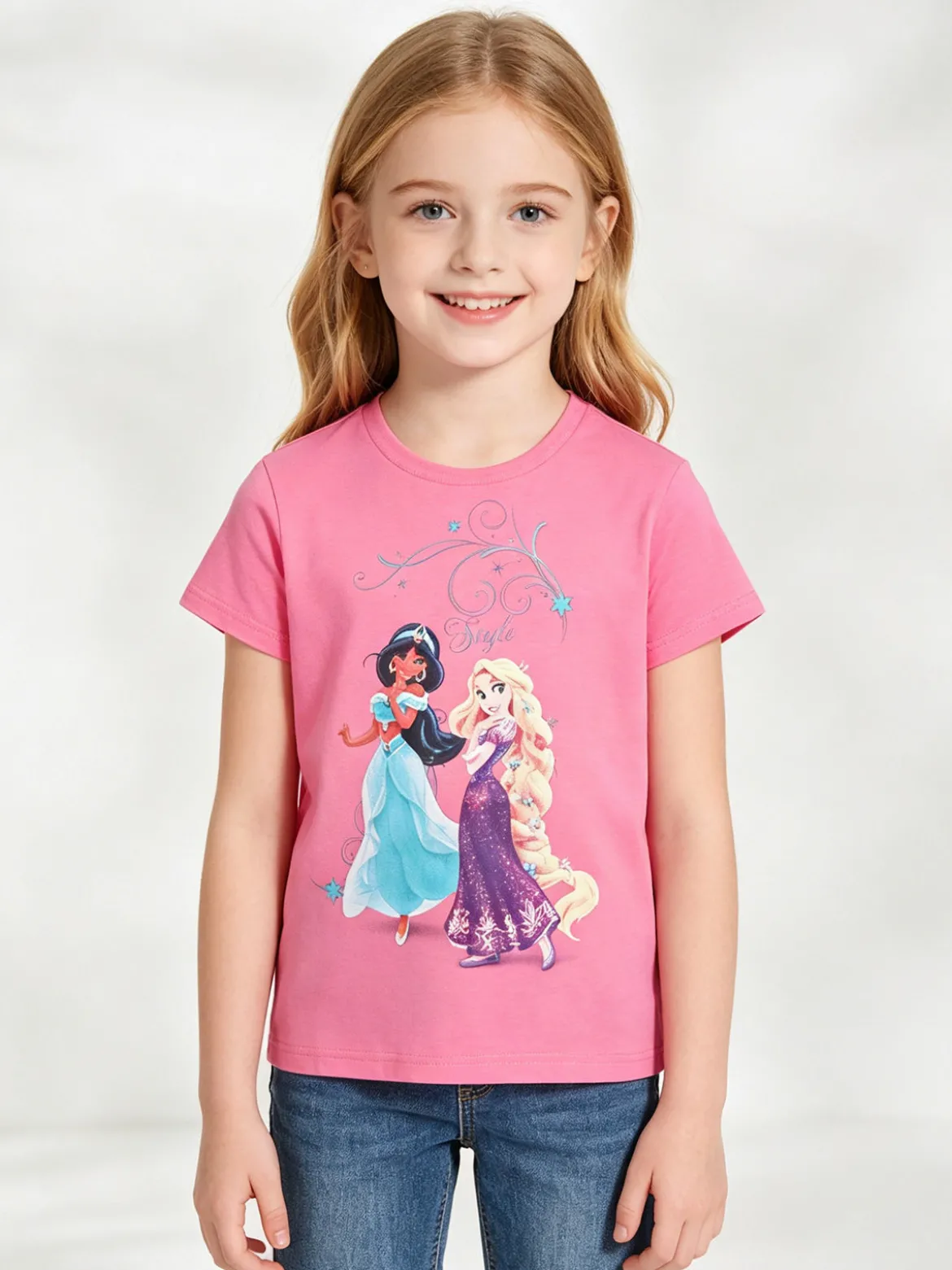Disney Princess T-shirt da bambina con stampa