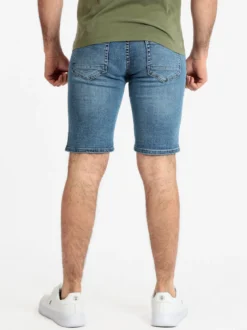 3-D Jeans Bermuda elasticizzato in jeans da uomo