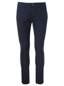 3-D Jeans Pantaloni da uomo slim fit in cotone - blu scuro