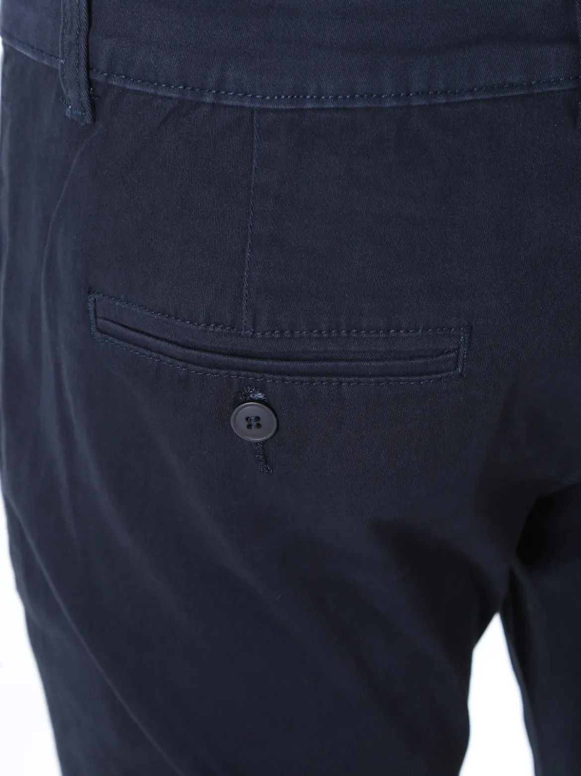 3-D Jeans Pantaloni da uomo slim fit in cotone - blu scuro