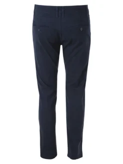 3-D Jeans Pantaloni da uomo slim fit in cotone taglie grandi - blu scuro