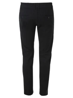 3-D Jeans Pantaloni da uomo slim fit in cotone taglie grandi - nero