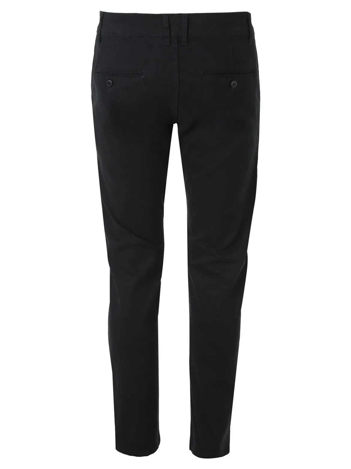 3-D Jeans Pantaloni da uomo slim fit in cotone taglie grandi - nero