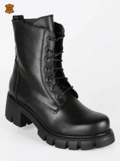 Dolce Moda Anfibi in pelle con tacco